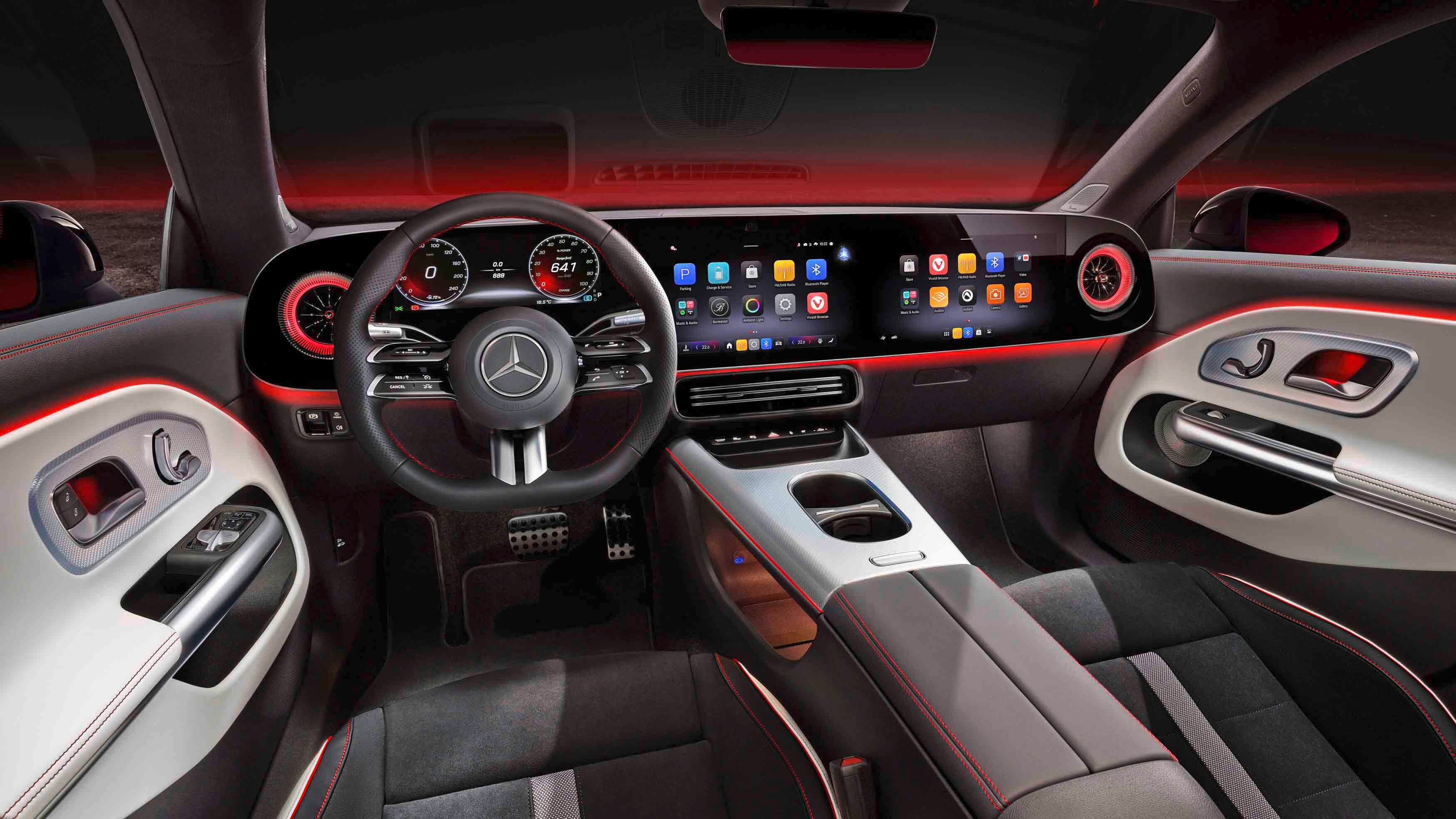 Η Mercedes CLA προσαρμόζει τον φωτισμό καμπίνας ανάλογα με τη διάθεση του οδηγού